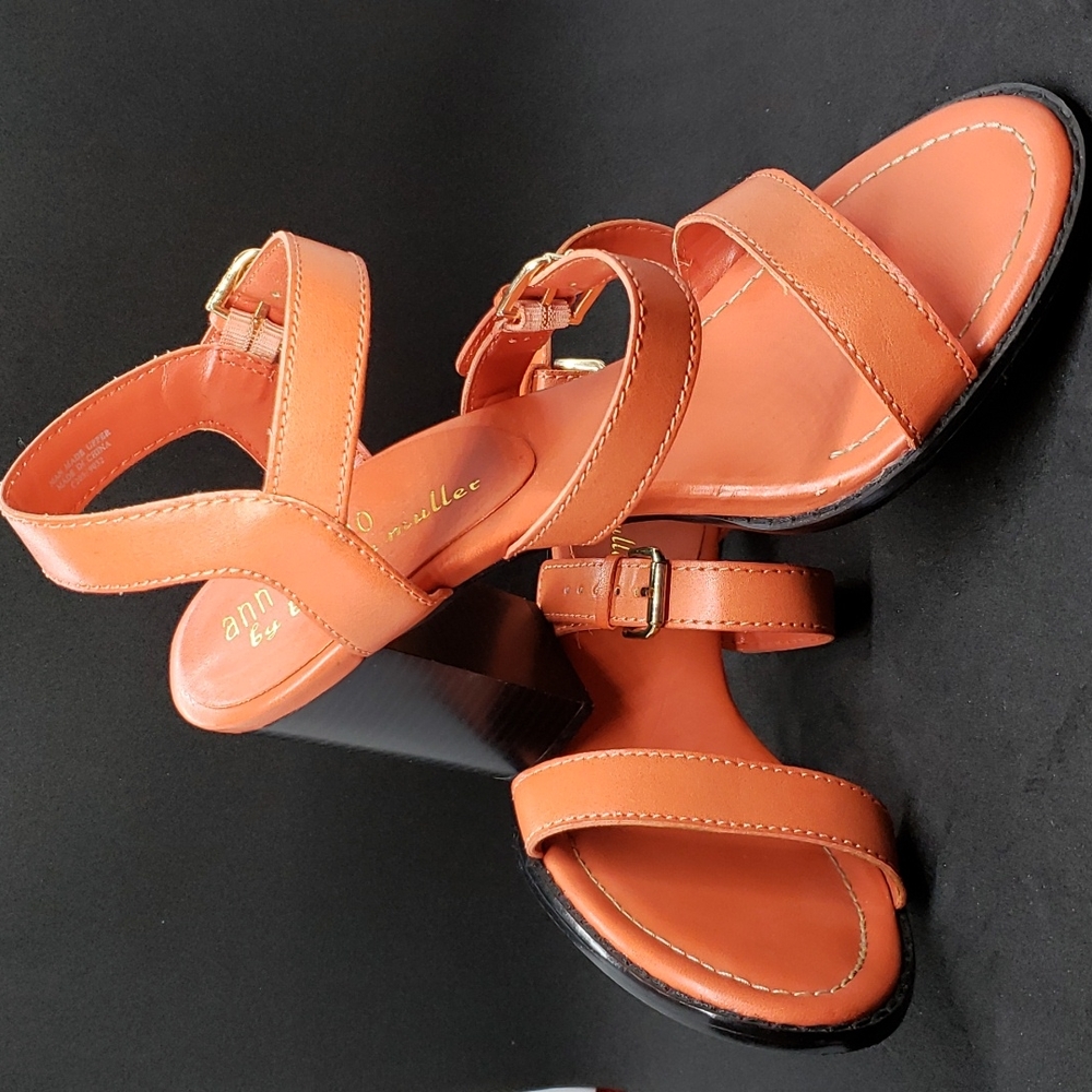 Ann Marino 11M Orange Shoes